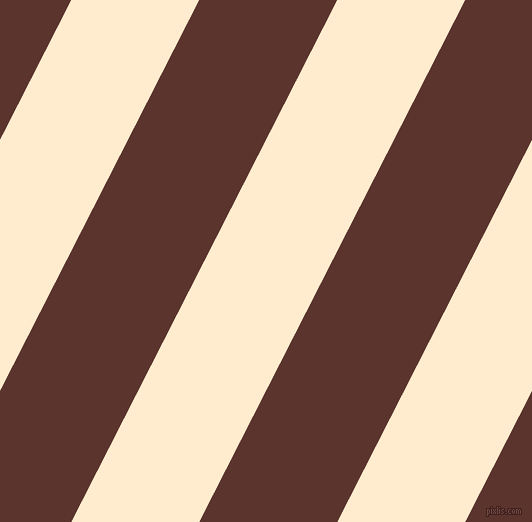 63 degree angle lines stripes, 114 pixel line width, 123 pixel line spacing, Blanched Almond and Redwood stripes and lines seamless tileable