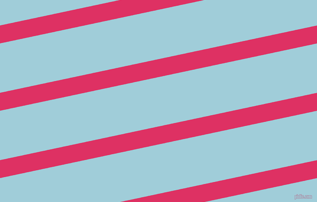 12 degree angle lines stripes, 36 pixel line width, 99 pixel line spacing, Cerise and Regent St Blue stripes and lines seamless tileable