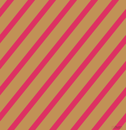 51 degree angle lines stripes, 18 pixel line width, 36 pixel line spacing, Cerise and Twine stripes and lines seamless tileable