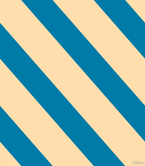 131 degree angle lines stripes, 78 pixel line width, 102 pixel line spacing, Cerulean and Navajo White stripes and lines seamless tileable