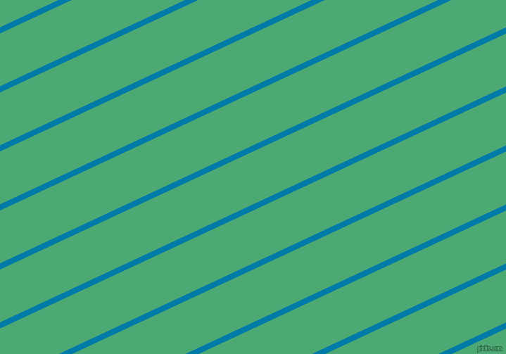 25 degree angle lines stripes, 8 pixel line width, 68 pixel line spacing, Cerulean and Ocean Green stripes and lines seamless tileable