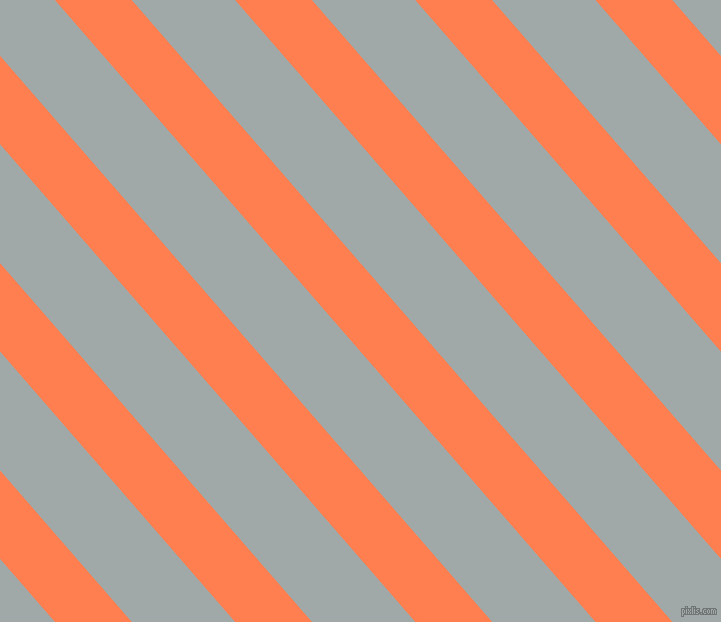 131 degree angle lines stripes, 58 pixel line width, 78 pixel line spacing, Coral and Hit Grey stripes and lines seamless tileable