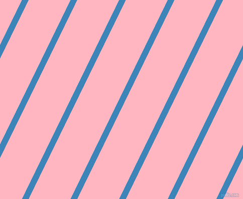 64 degree angle lines stripes, 12 pixel line width, 75 pixel line spacing, Curious Blue and Light Pink stripes and lines seamless tileable