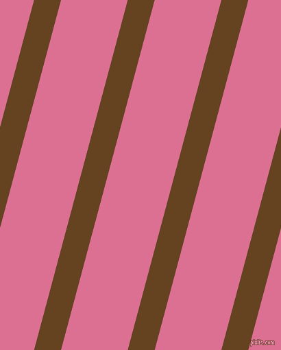 75 degree angle lines stripes, 38 pixel line width, 94 pixel line spacing, Dark Brown and Pale Violet Red stripes and lines seamless tileable