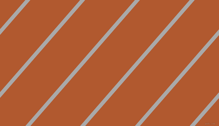 49 degree angle lines stripes, 13 pixel line width, 128 pixel line spacing, Dark Gray and Fiery Orange stripes and lines seamless tileable