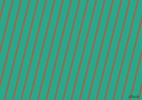 76 degree angle lines stripes, 6 pixel line width, 21 pixel line spacing, Dark Tan and Niagara stripes and lines seamless tileable