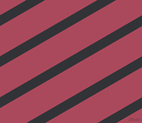 30 degree angle lines stripes, 30 pixel line width, 84 pixel line spacing, Ebony and Hippie Pink stripes and lines seamless tileable