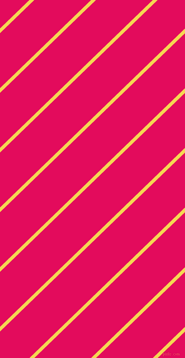 44 degree angle lines stripes, 7 pixel line width, 81 pixel line spacing, Energy Yellow and Razzmatazz stripes and lines seamless tileable
