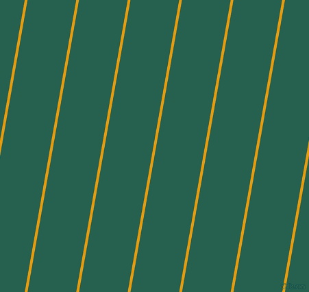 80 degree angle lines stripes, 4 pixel line width, 70 pixel line spacing, Gamboge and Evening Sea stripes and lines seamless tileable