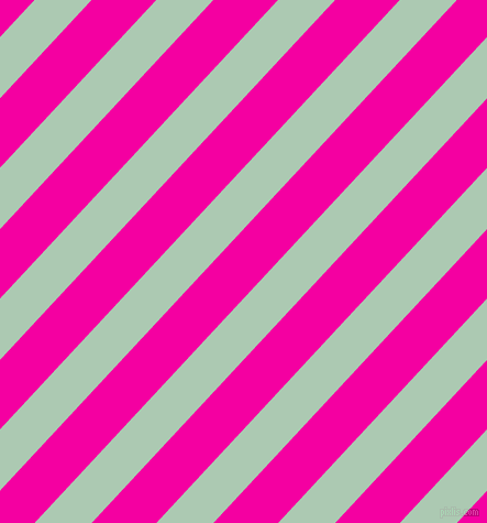 47 degree angle lines stripes, 38 pixel line width, 43 pixel line spacing, Gum Leaf and Hollywood Cerise stripes and lines seamless tileable