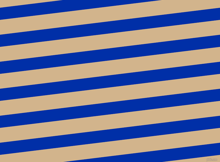 7 degree angle lines stripes, 40 pixel line width, 49 pixel line spacing, International Klein Blue and Tan stripes and lines seamless tileable