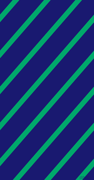 49 degree angle lines stripes, 17 pixel line width, 62 pixel line spacing, Jade and Midnight Blue stripes and lines seamless tileable