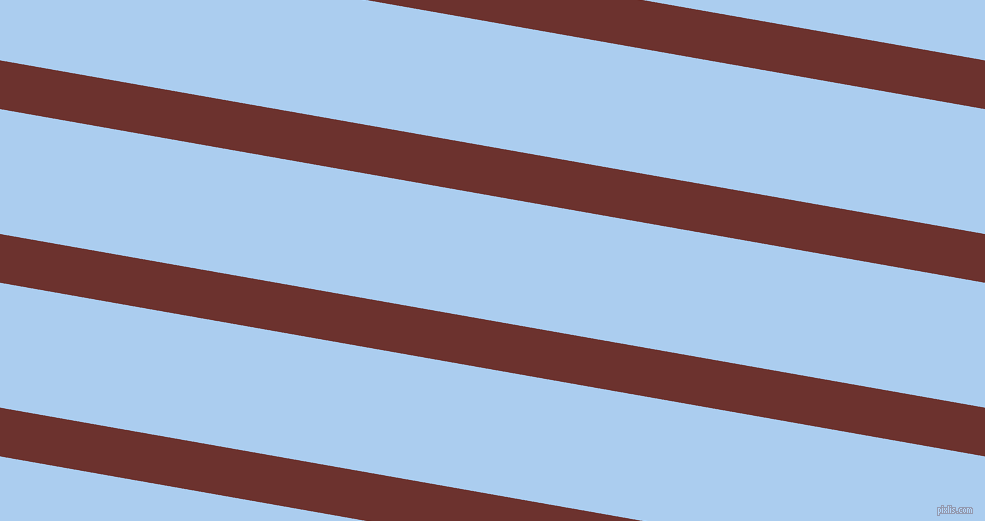 170 degree angle lines stripes, 48 pixel line width, 123 pixel line spacing, Kenyan Copper and Pale Cornflower Blue stripes and lines seamless tileable
