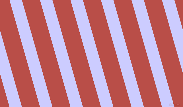 106 degree angle lines stripes, 42 pixel line width, 61 pixel line spacing, Lavender Blue and Chestnut stripes and lines seamless tileable
