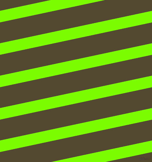 12 degree angle lines stripes, 39 pixel line width, 70 pixel line spacing, Lawn Green and Punga stripes and lines seamless tileable