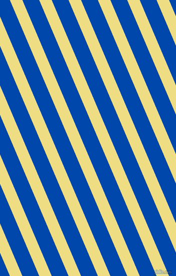 113 degree angle lines stripes, 23 pixel line width, 31 pixel line spacing, Light Goldenrod and Cobalt stripes and lines seamless tileable