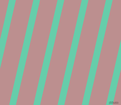 77 degree angle lines stripes, 25 pixel line width, 65 pixel line spacing, Medium Aquamarine and Rosy Brown stripes and lines seamless tileable