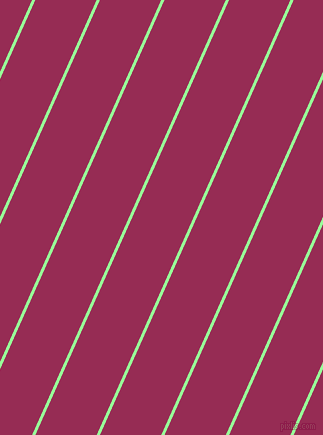 66 degree angle lines stripes, 3 pixel line width, 56 pixel line spacing, Mint Green and Lipstick stripes and lines seamless tileable