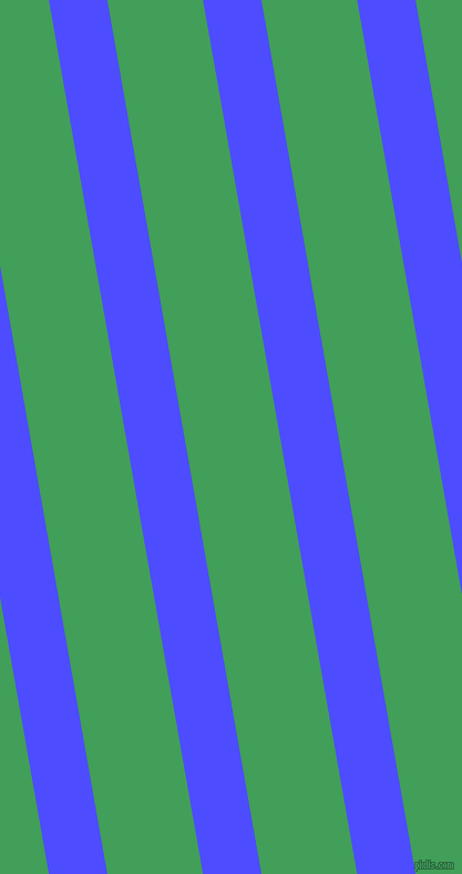 100 degree angle lines stripes, 52 pixel line width, 85 pixel line spacing, Neon Blue and Chateau Green stripes and lines seamless tileable