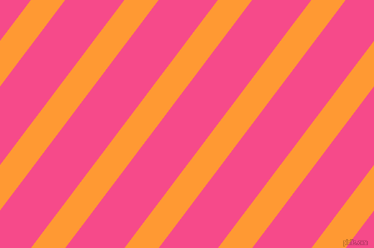 53 degree angle lines stripes, 40 pixel line width, 69 pixel line spacing, Neon Carrot and French Rose stripes and lines seamless tileable