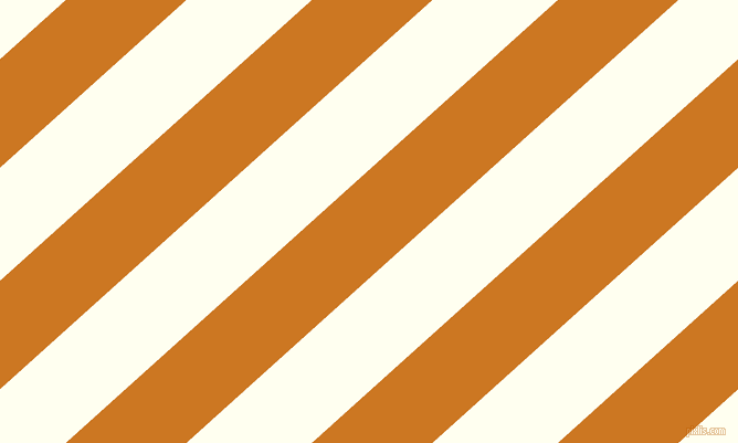 42 degree angle lines stripes, 73 pixel line width, 76 pixel line spacing, Ochre and Ivory stripes and lines seamless tileable