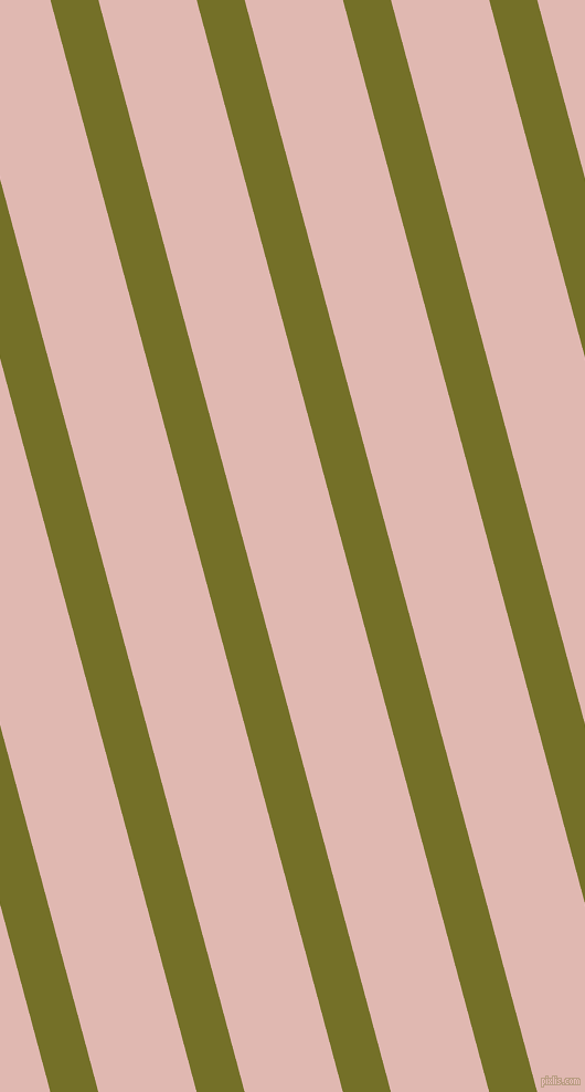 105 degree angle lines stripes, 42 pixel line width, 86 pixel line spacing, Olivetone and Cavern Pink stripes and lines seamless tileable