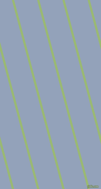 105 degree angle lines stripes, 7 pixel line width, 71 pixel line spacing, Olivine and Rock Blue stripes and lines seamless tileable
