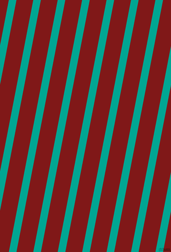79 degree angle lines stripes, 24 pixel line width, 53 pixel line spacingPersian Green and Falu Red stripes and lines seamless tileable