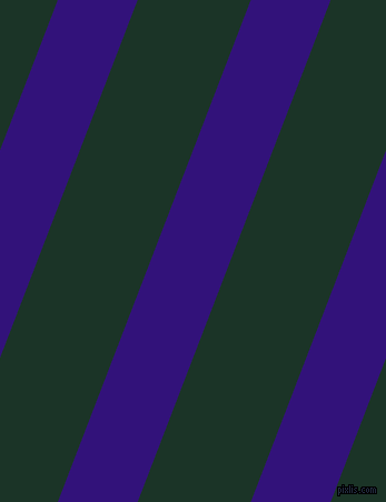 69 degree angle lines stripes, 67 pixel line width, 95 pixel line spacing, Persian Indigo and Cardin Green stripes and lines seamless tileable