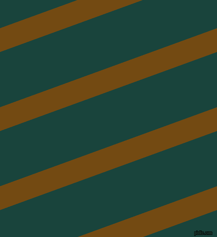 20 degree angle lines stripes, 44 pixel line width, 102 pixel line spacing, Raw Umber and Deep Teal stripes and lines seamless tileable
