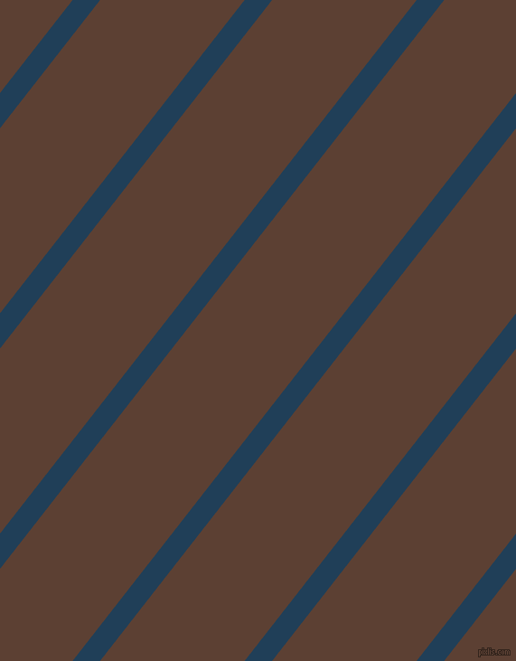 52 degree angle lines stripes, 24 pixel line width, 126 pixel line spacing, Regal Blue and Very Dark Brown stripes and lines seamless tileable