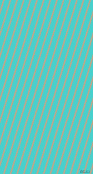 73 degree angle lines stripes, 5 pixel line width, 17 pixel line spacing, Rodeo Dust and Medium Turquoise stripes and lines seamless tileable
