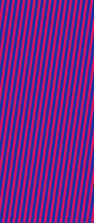82 degree angle lines stripes, 8 pixel line width, 9 pixel line spacing, Ruby and Egyptian Blue stripes and lines seamless tileable