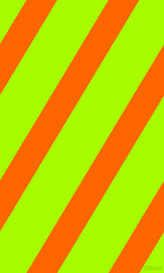 59 degree angle lines stripes, 52 pixel line width, 87 pixel line spacing, Safety Orange and Spring Bud stripes and lines seamless tileable