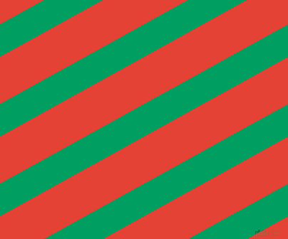 29 degree angle lines stripes, 40 pixel line width, 58 pixel line spacing, Shamrock Green and Cinnabar stripes and lines seamless tileable