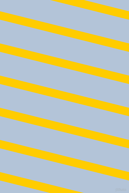166 degree angle lines stripes, 27 pixel line width, 76 pixel line spacing, Tangerine Yellow and Spindle stripes and lines seamless tileable