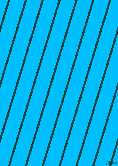73 degree angle lines stripes, 7 pixel line width, 46 pixel line spacing, Tiber and Deep Sky Blue stripes and lines seamless tileable