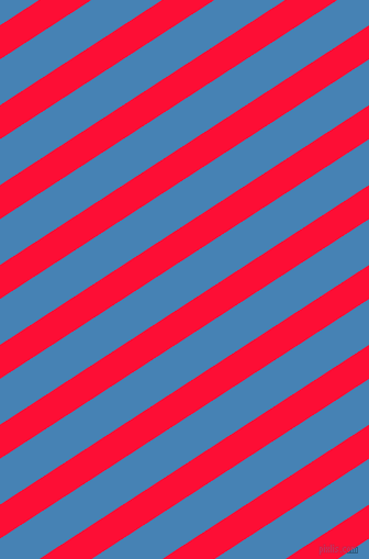 33 degree angle lines stripes, 26 pixel line width, 35 pixel line spacing, Torch Red and Steel Blue stripes and lines seamless tileable