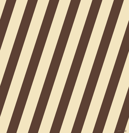 72 degree angle lines stripes, 39 pixel line width, 45 pixel line spacing, Very Dark Brown and Milk Punch stripes and lines seamless tileable