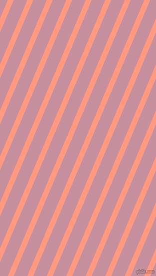 67 degree angle lines stripes, 11 pixel line width, 25 pixel line spacing, Vivid Tangerine and Viola stripes and lines seamless tileable