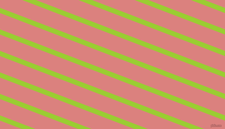 159 degree angle lines stripes, 16 pixel line width, 50 pixel line spacing, Yellow Green and Sea Pink stripes and lines seamless tileable