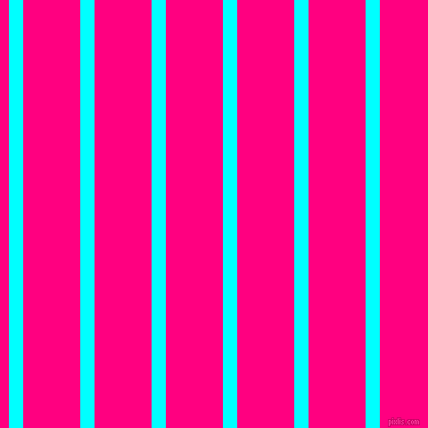 vertical lines stripes, 16 pixel line width, 64 pixel line spacing, Aqua and Deep Pink vertical lines and stripes seamless tileable