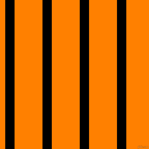 vertical lines stripes, 32 pixel line width, 96 pixel line spacing, Black and Dark Orange vertical lines and stripes seamless tileable
