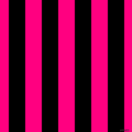 vertical lines stripes, 64 pixel line width, 64 pixel line spacing, Black and Deep Pink vertical lines and stripes seamless tileable