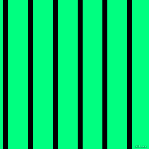 vertical lines stripes, 16 pixel line width, 64 pixel line spacing, Black and Spring Green vertical lines and stripes seamless tileable