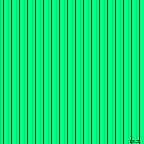vertical lines stripes, 1 pixel line width, 8 pixel line spacing, Black and Spring Green vertical lines and stripes seamless tileable