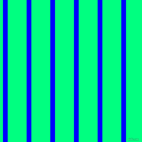 vertical lines stripes, 16 pixel line width, 64 pixel line spacing, Blue and Spring Green vertical lines and stripes seamless tileable