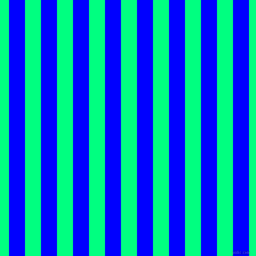 vertical lines stripes, 32 pixel line width, 32 pixel line spacing, Blue and Spring Green vertical lines and stripes seamless tileable