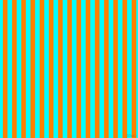 vertical lines stripes, 16 pixel line width, 16 pixel line spacing, Dark Orange and Aqua vertical lines and stripes seamless tileable