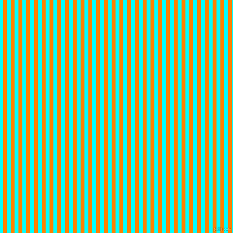 vertical lines stripes, 8 pixel line width, 8 pixel line spacing, Dark Orange and Aqua vertical lines and stripes seamless tileable
